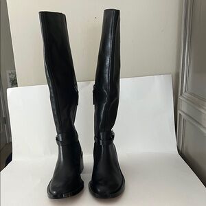 Lines Paolo Leather upper Black Women's Boots Size 5.5